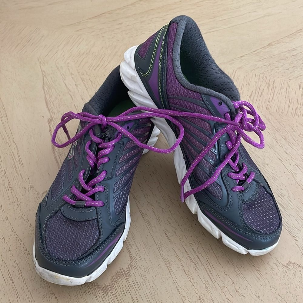 Fila Cool-Max Lightweight Running Shoes – Purple Gray Green – Women’s Size 8